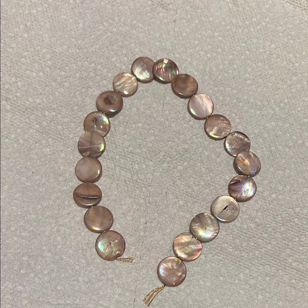 Mother of Pearl Iridescent Necklace